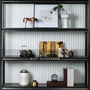 新千里马客厅书房玄关茶室创意微景观装样板间茶具饰品