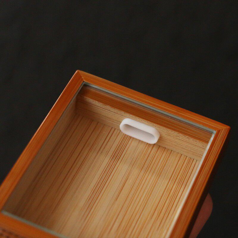 沪上海派名家曹自康本工精工制作老玉竹精工制作榫卯结构鸣虫盒竹