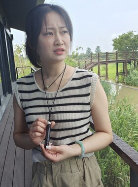 黑檀木吊坠小竹筒挂件许愿瓶木雕男女饰品个性实木复古符管