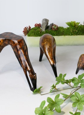 创意抽象艺术家居客厅茶几样板间几何动物雕塑装饰