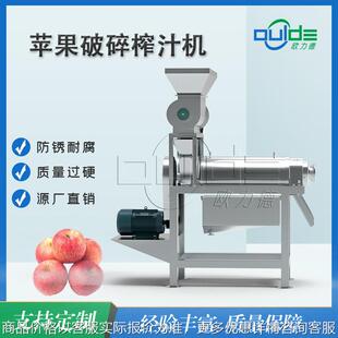 带渣分离 全自动果汁生产线 苹果破碎榨汁机组 商用水果榨汁设备