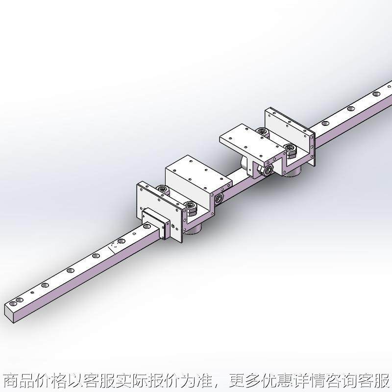 矩形导轨 重载导轨 KGA72 KGF384810 F72型滚轮箱,五金/工具,导轨,淘宝优惠券,粉丝福利购,淘宝优惠卷