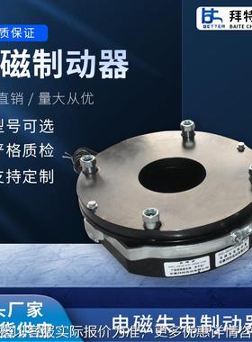 YEJ160-4电机刹车抱闸片 HDZ1-150 DC170V 150NM 110W 电磁失电制