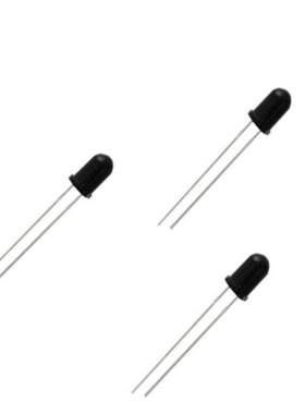 发光二极管f5黑色接收头长脚940 5mm红外接收管发射直插led灯珠