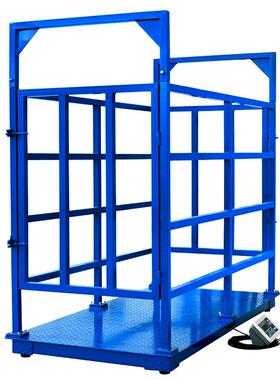 外贸出口英文称牛地磅1500kg2吨牛场牧场动物体重牲畜称重电子秤