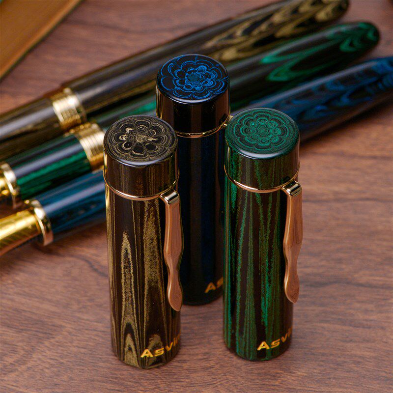 意斯华Asvine C2000坎伯兰硬橡胶钢笔 大尺寸八号40笔尖复古