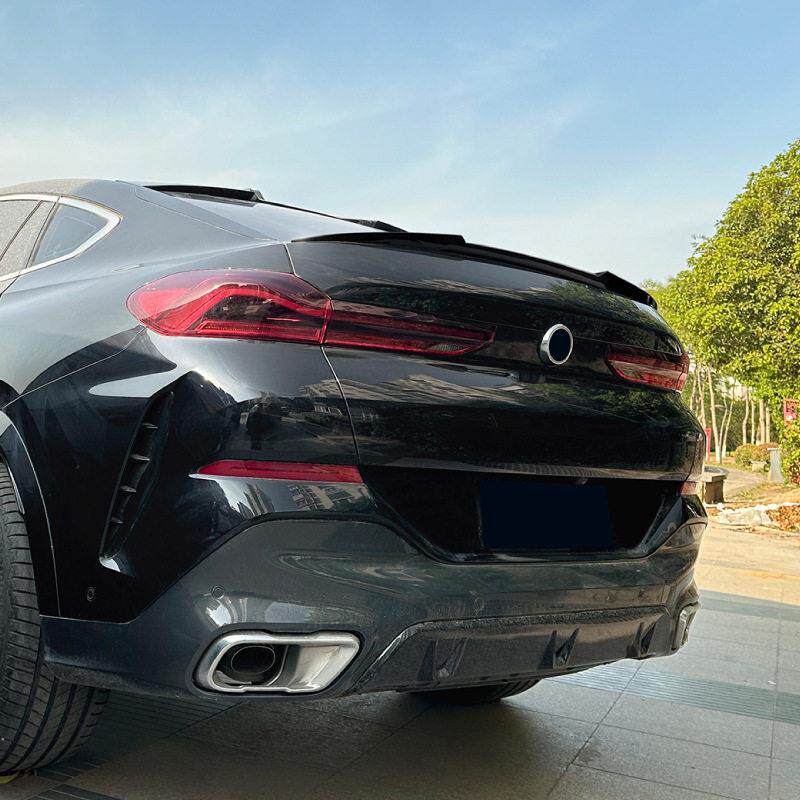 适用马bmwx6g062019+M4刀锋款尾翼扰流板外饰改装配件