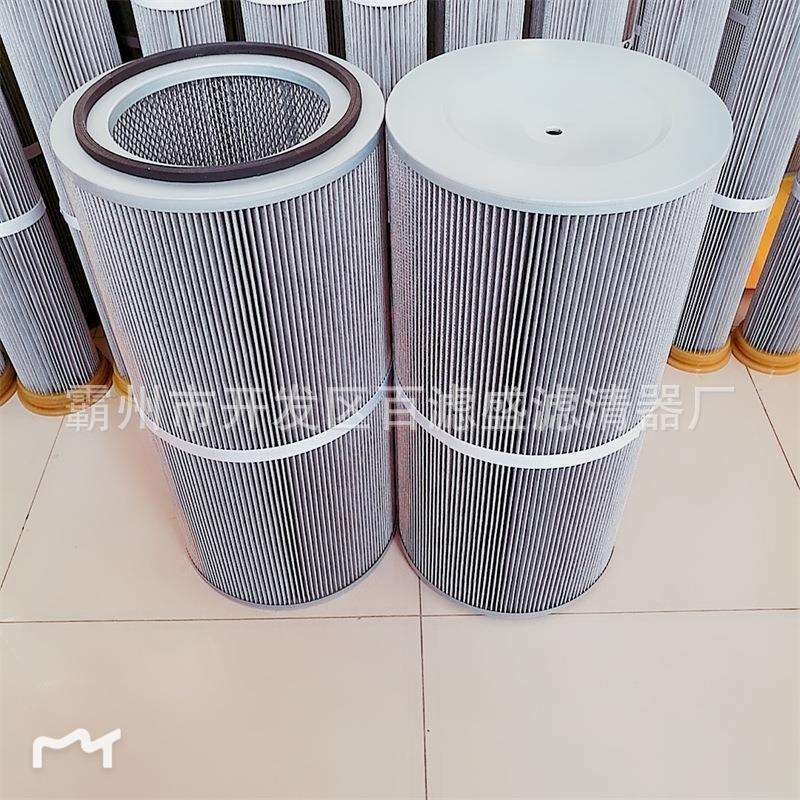 聚酯纤维滤筒 焊烟阻燃滤筒喷砂机静电喷涂抛丸机除尘滤芯滤筒