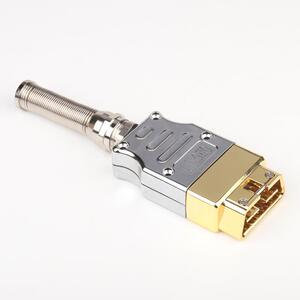通用型金属OBD公头连接器合金材质炫贵黄装配式16针OBD2诊断接口