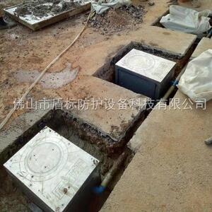 盾标防护加强型浅埋式安装液压升降柱云南红河州师范学院防撞路障