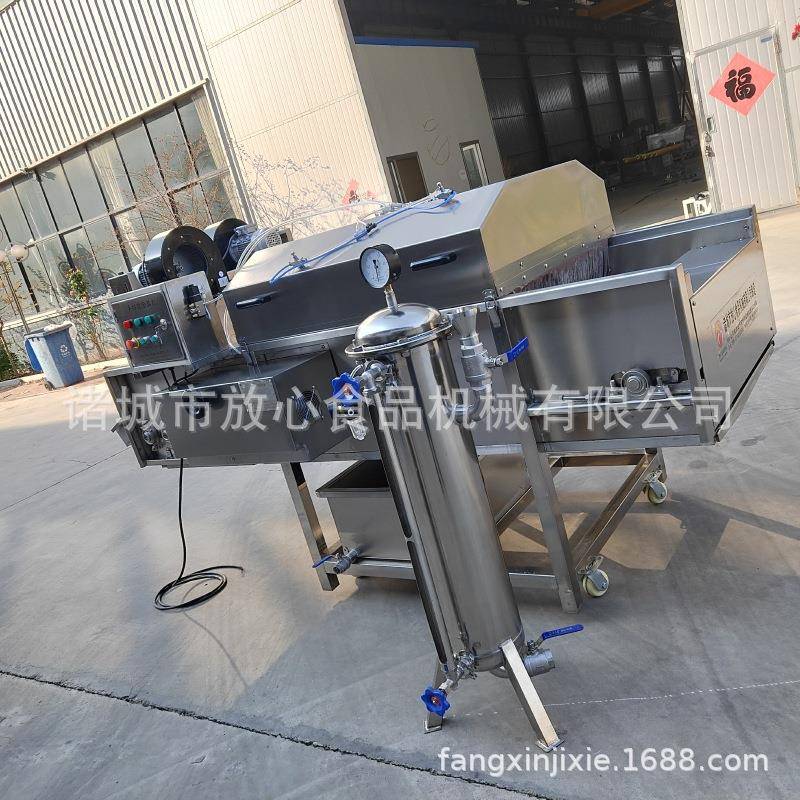 水果打蜡机苹果柚子甜橙打蜡机供应厂家sus304按需加工制作