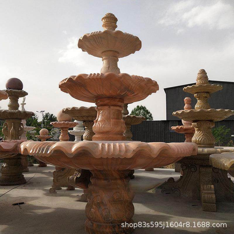 石雕喷泉欧式人物流水喷泉汉白玉晚霞红黄锈石动物喷泉雕塑,纺织面料/辅料/配套,纺织机械配件,淘宝优惠券,粉丝福利购,淘宝优惠卷