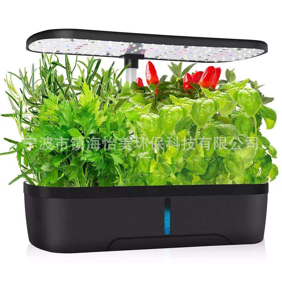 智能led种植机室内蔬菜花盆无土栽培设备家庭水培系统水耕神器