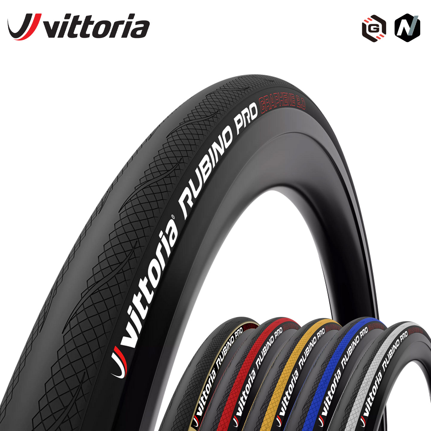 VITTORIA维多利亚RUBINO PRO公路车外胎自行车轮胎折叠开口胎700C