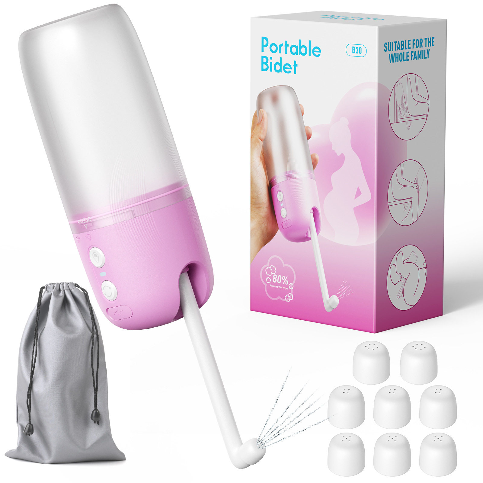 电动冲洗器式洁身妇洗器会阴私处护理洗屁股孕产妇会阴冲洗器