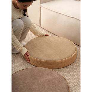 榻榻米坐垫地上大尺寸圆形加厚蒲团坐垫打坐禅修垫不塌陷家用客厅