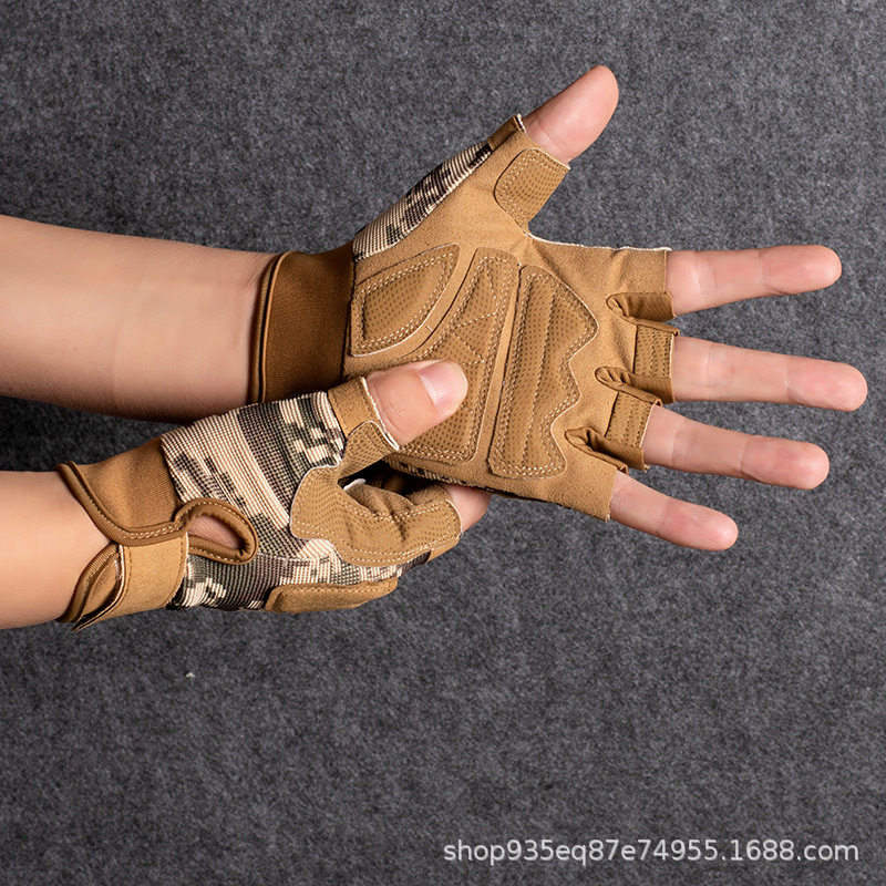 健身手套半指男女户外运动骑行训练手套防滑耐磨战术军迷防护手套,五金/工具,防割手套,淘宝优惠券,粉丝福利购,淘宝优惠卷