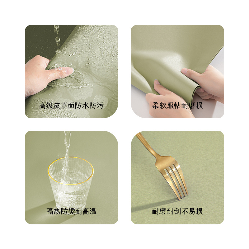 防滑书桌垫超大皮革鼠标垫垫子防水免洗茶几垫儿童学习书桌桌布