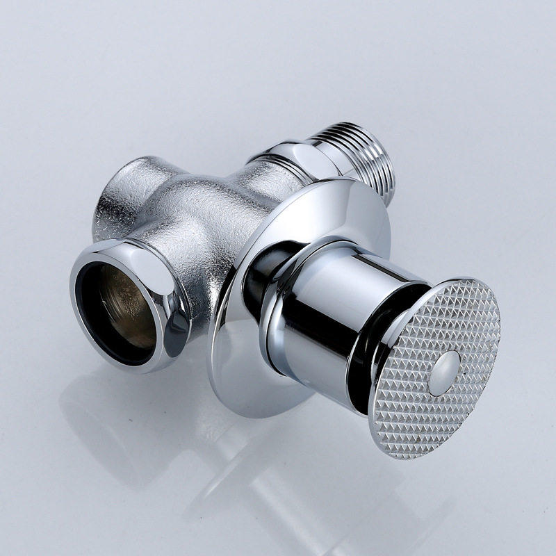 铜制暗装冲洗阀脚踏式大便冲洗阀 厕所便池 脚踩蹲坑冲水阀