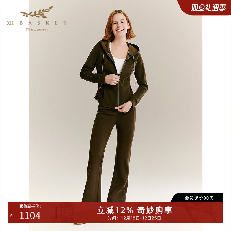 十二篮军绿直筒休闲裤子