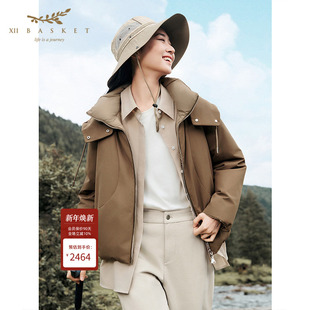 羽绒服高充绒加厚保暖面包服女 25冬新款 XII BASKET十二篮商场同款