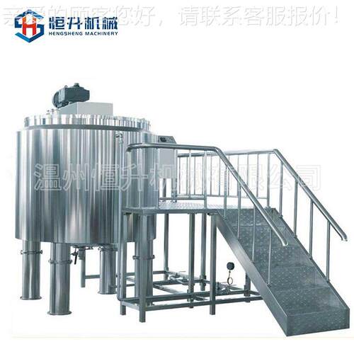 厂家直供不釜锈切钢高剪化均质乳化罐 底乳HS80罐 真空四方乳化罐