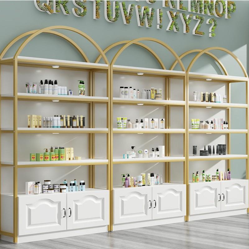 化妆品置物架陈列柜商品展架陈列架美容护肤产品展示架可