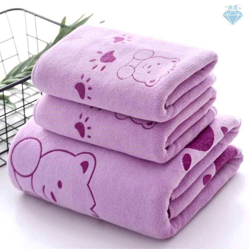 3PCS Shower Towels Bath Towel Men Women Towels Bathing Hotel