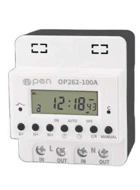OP262-100A智能时控开关220V定时开关时间控制器可定时自动开关