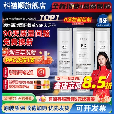 洁净世家适用海尔净水器滤芯HRO600-mini7/5/3u1/6H52-3/400-4C