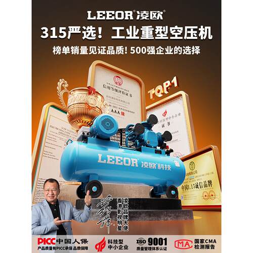 气泵空压机工业380V木工高压汽修压缩机喷漆喷砂专用皮带式220V