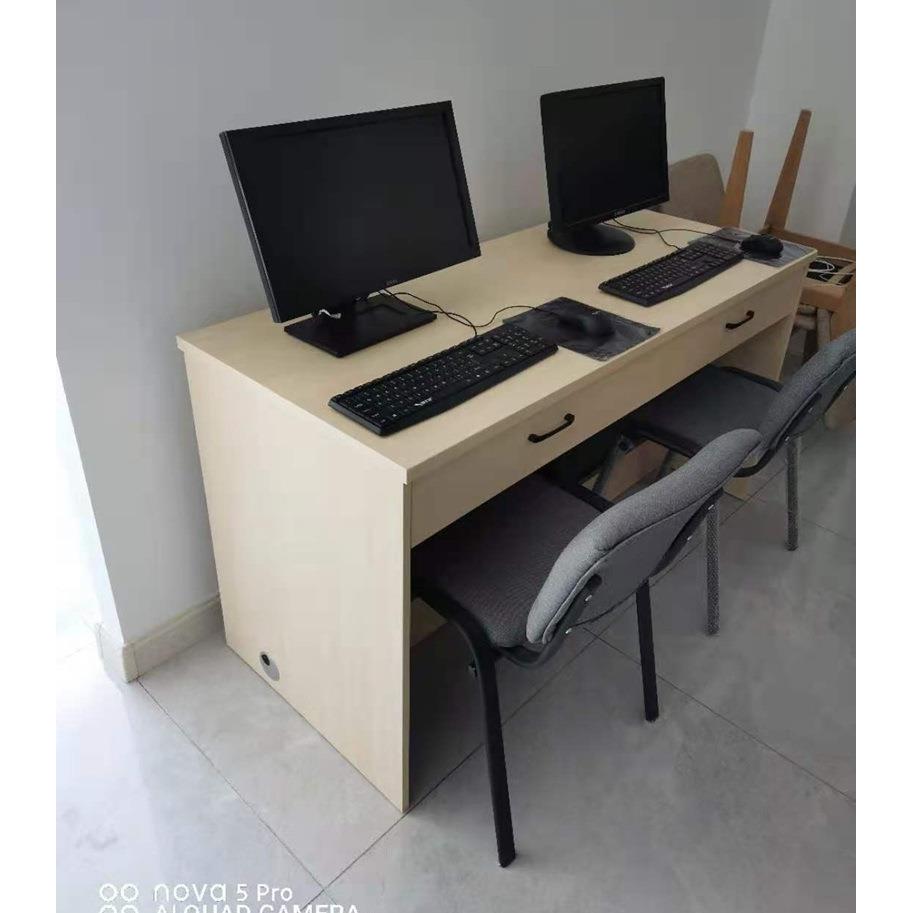 旅行社电脑桌中介办公接待桌接待台员工办公桌学校公司商用垒德株