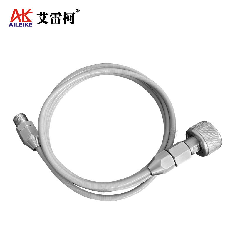 不锈钢软管2.5米快速接头螺纹M20x1.5内外不锈钢螺纹导压管