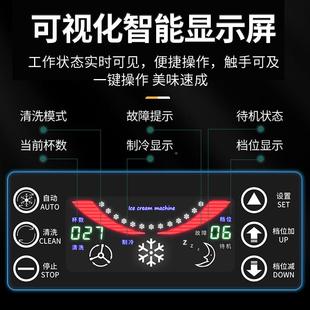 1台立式 冰激凌冰机甜商用BC 奶茶品店糕淇淋机小型圣代甜筒软雪机