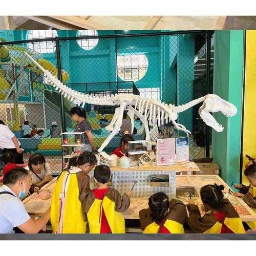 考古挖掘桌款化石新恐UCA龙智玩具益幼教游戏沙盘商用游乐备手工
