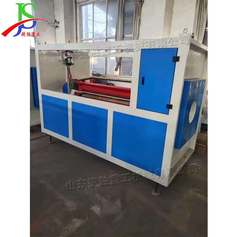 自动塑料管材牵一引化机 卧牵引式JS-QY-2-切割体机 滚轮式高速牵