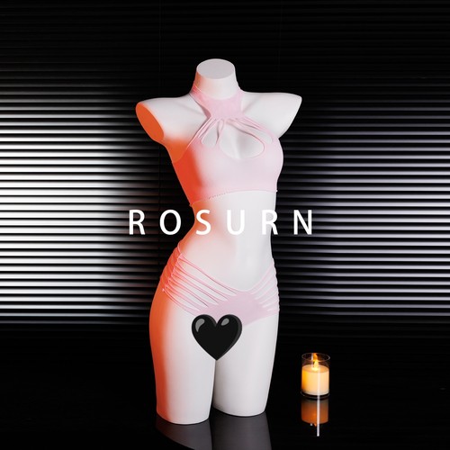 夜曲蔷薇「半熟甜心」性感大码针织弹力内衣辣妹纯欲包臀网衣女