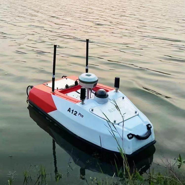 无人测绘船玻璃钢碳纤维船壳海域智能测深舰船模型测量无人船外壳