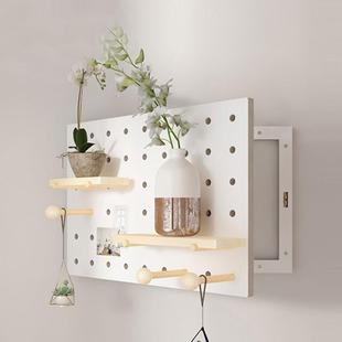 家庭电表箱盖板配电箱遮挡物装饰置物架创意挂件带衣架挂钩家用