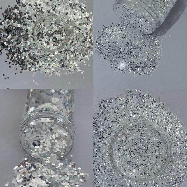 邦赛供应钻石银镜面银闪粉亮片混合六边白色镜面撒粉喷,节庆用品/礼品,新娘配件,淘宝优惠券,粉丝福利购,淘宝优惠卷