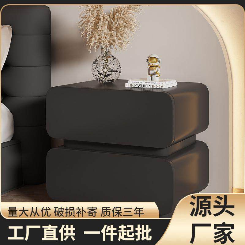 奶油风实木床头柜意式极简卧室收纳柜简约现代整装落地床边小柜子,节庆用品/礼品,新娘配件,淘宝优惠券,粉丝福利购,淘宝优惠卷