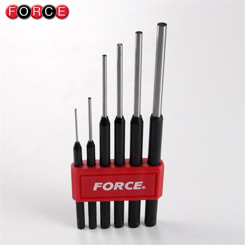 FORCE 6件套铬钒钢锻造 圆柱冲 顶出冲子 中心圆冲 凿子 錾子