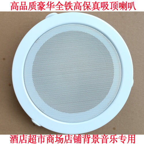 豪全铁吸顶天喇叭背景乐喇叭店铺商场店面吊顶喇叭