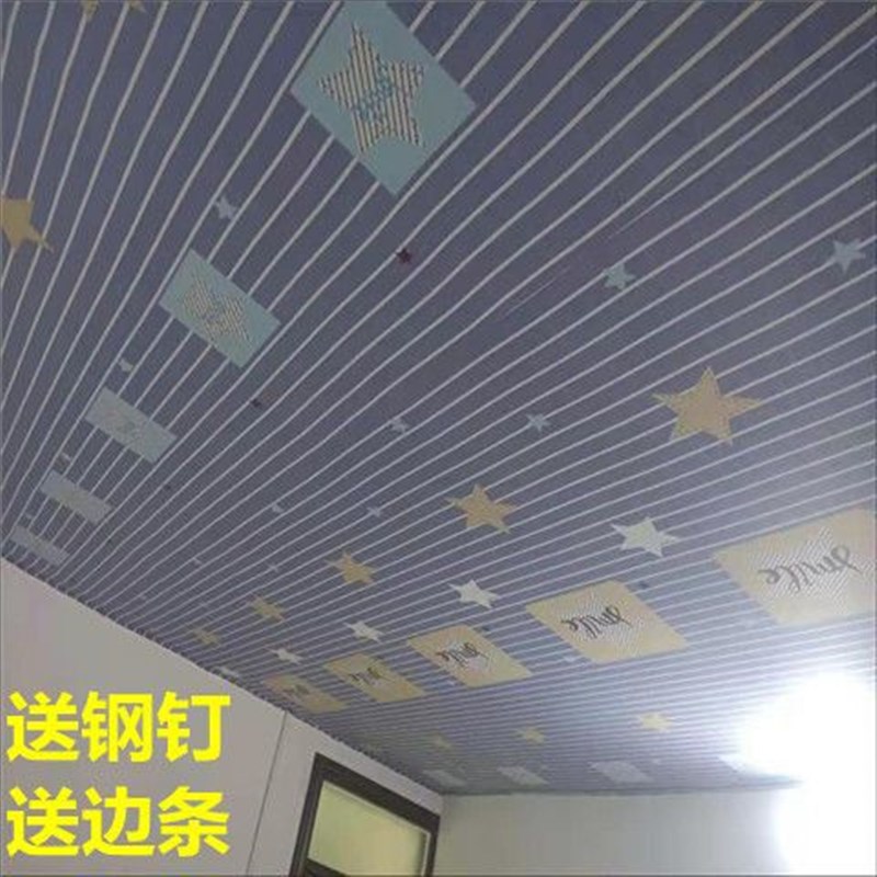 吊顶塑料布屋顶装饰布农村瓦房天板遮挡布室内防尘卧室