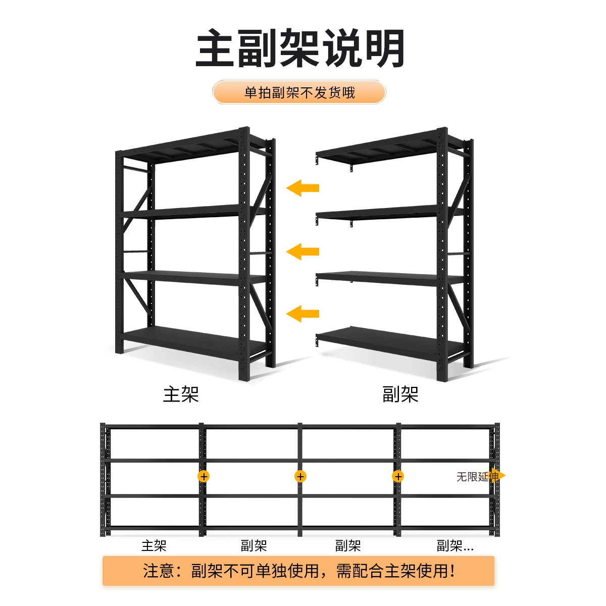 仓储货架重型定做储物架厂房地下室落地车库超市铁架子大型五层