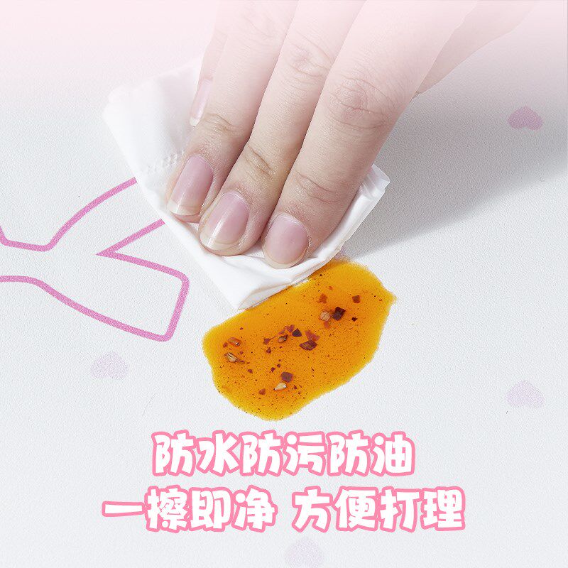 圆形餐桌垫爱皮革防水防油隔热桌垫茶几垫桌布