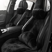 年新款 马鞍垫汽车坐垫保暖汽车座垫 雪貂绒冬季