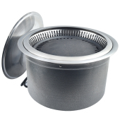 烤肉店下电烤炉商用镶嵌电陶盘烤肉炉带粘烤盘烧烤锅