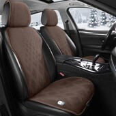 羊呢绒汽车加热坐垫冬季 单座椅车载电加热保暖自动断电货车垫