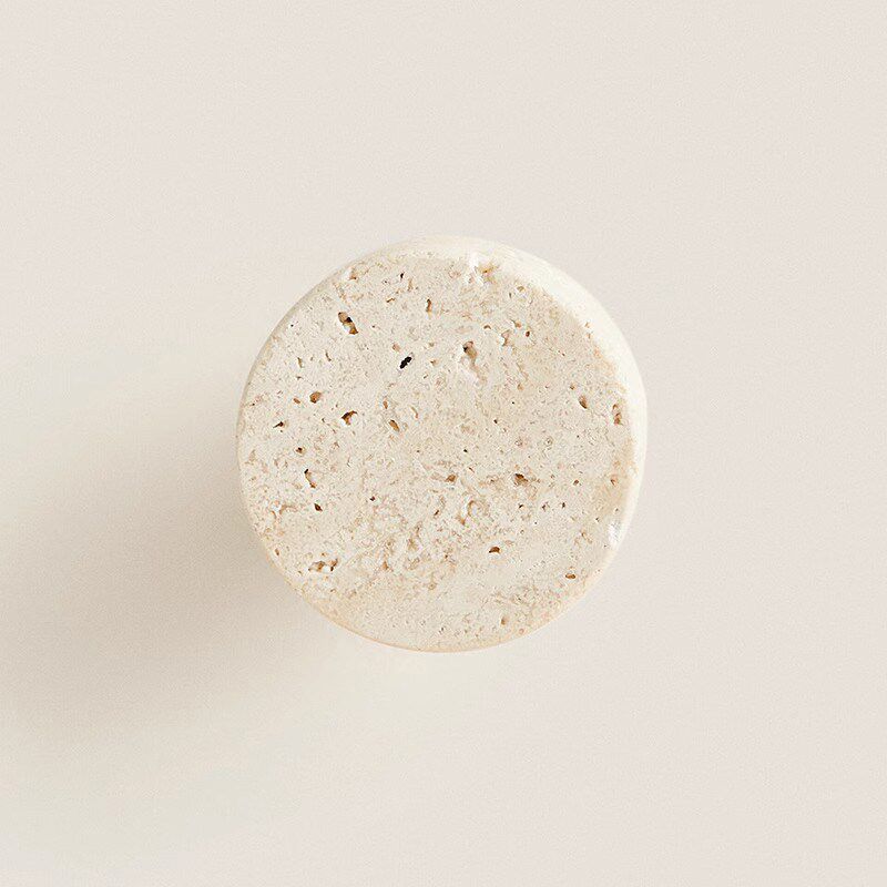 欧式侘寂风玄关黄洞石挂钩设计师样板间别墅创意家居衣帽钩